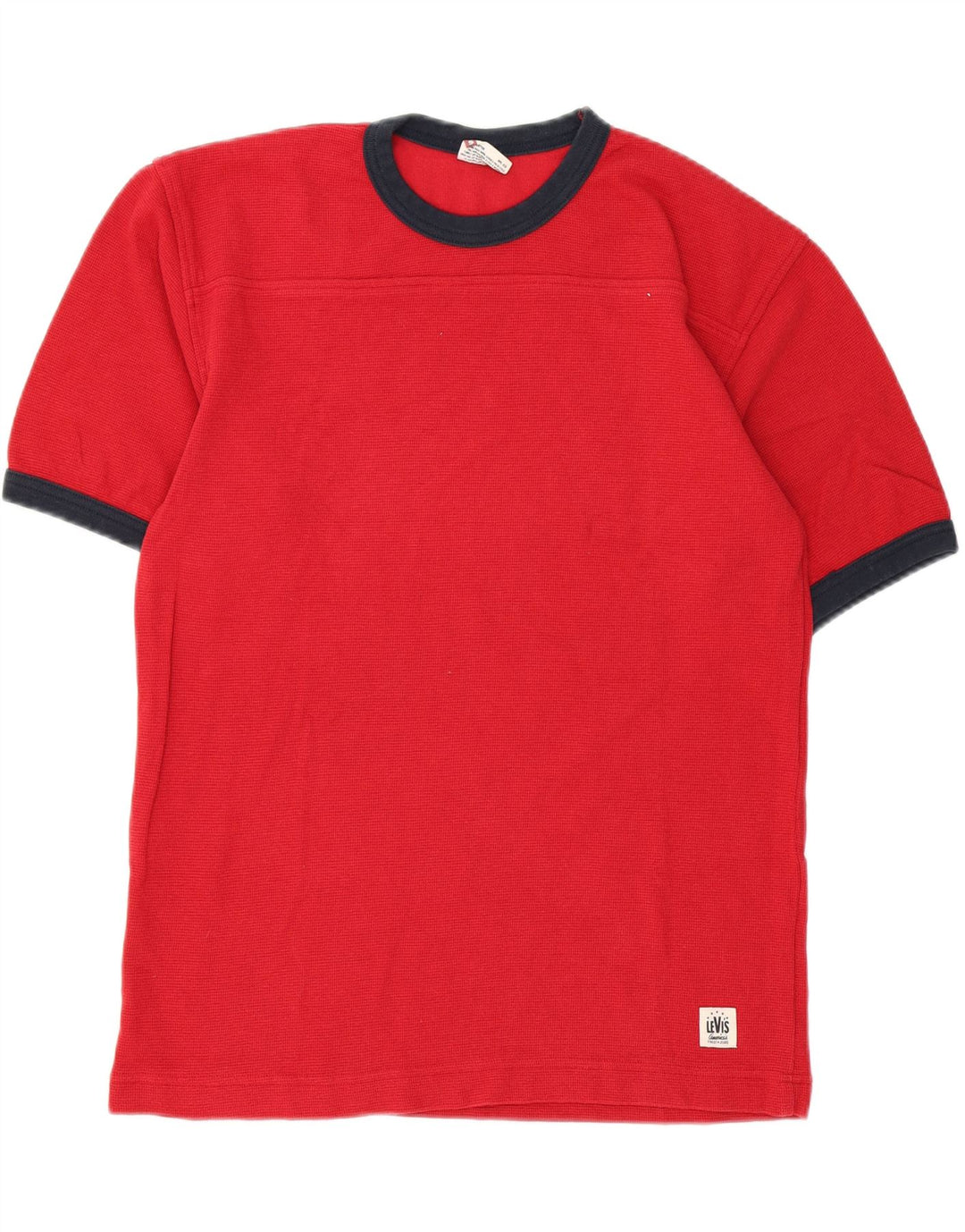 LEVI'S Mens T-Shirt Top Large Red Cotton Vintage Levi's and Second-Hand Levi's from Messina Hembry 