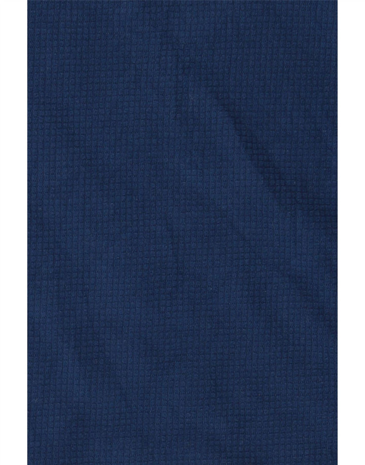 The North Face Herren-Fleecepullover mit Reißverschluss am Hals, mittelmarineblaues Polyester