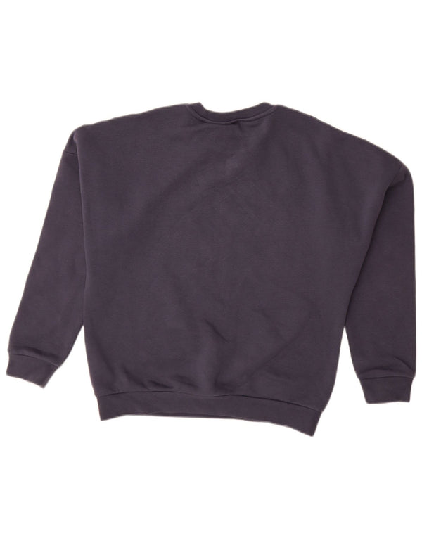 ADIDAS Grafik-Sweatshirt für Mädchen, 11–12 Jahre, marineblaue Baumwolle