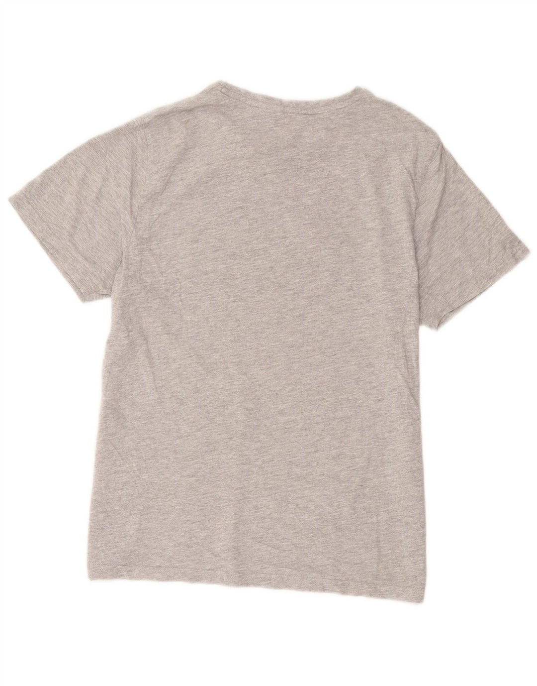 Animal-Grafik-T-Shirt-Oberteil für Herren aus mittelgrauer Baumwolle