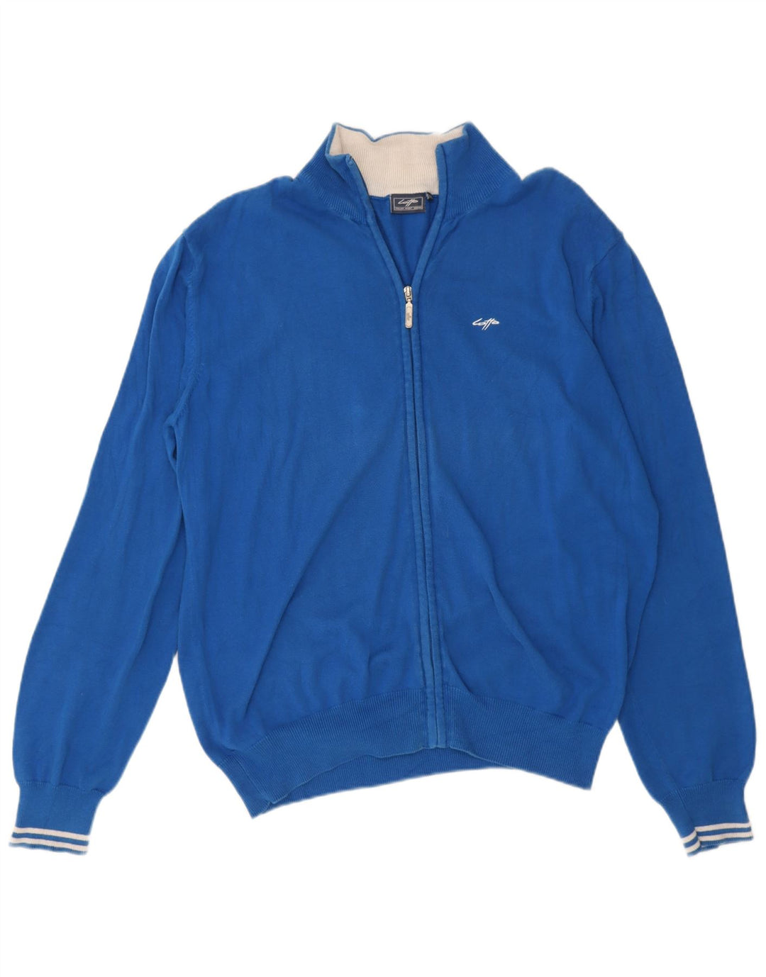 Lotto Herren-Cardigan-Pullover 2XL Blaue Baumwolle