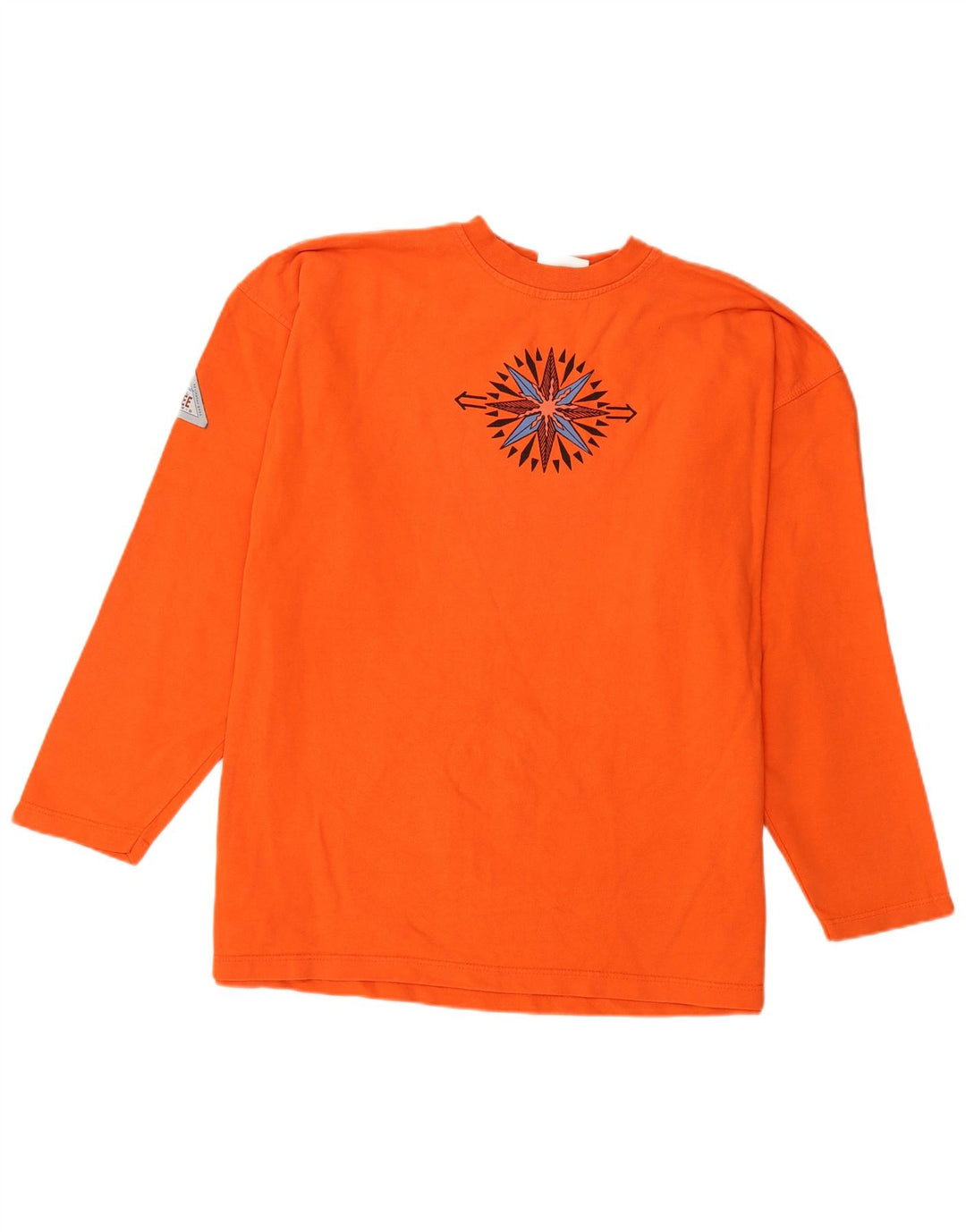 Chiemsee Herren Graphic Top Langarm 2XL Orange Baumwolle