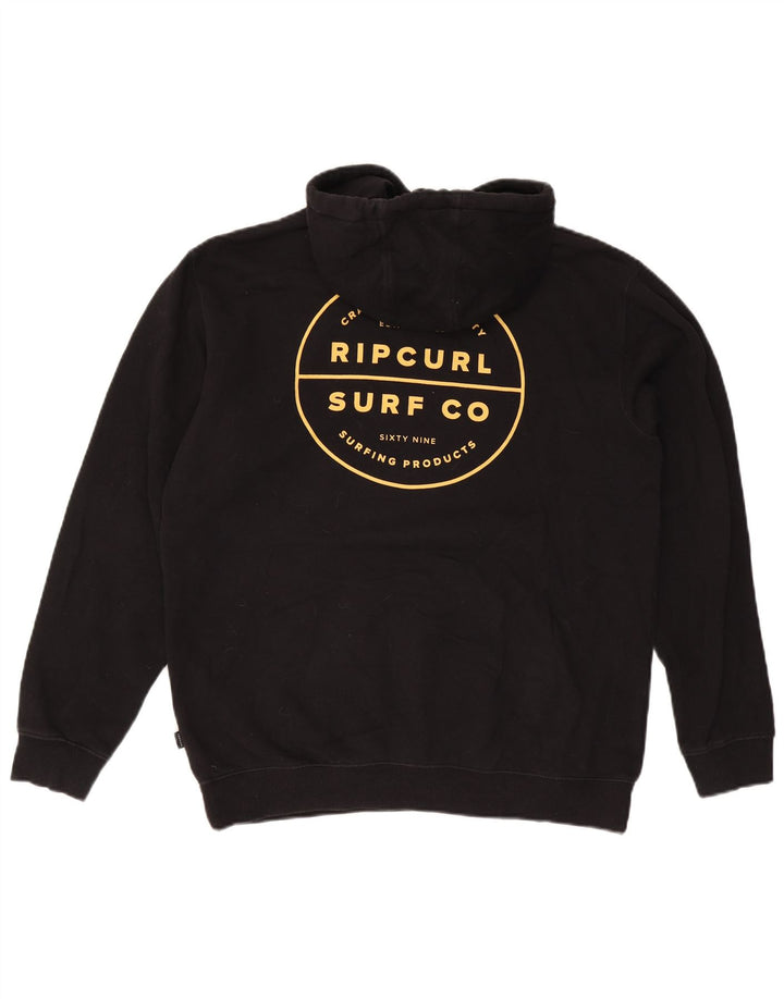 RIP CURL Herren-Kapuzenpullover mit Grafik, mittelschwarz, Baumwolle