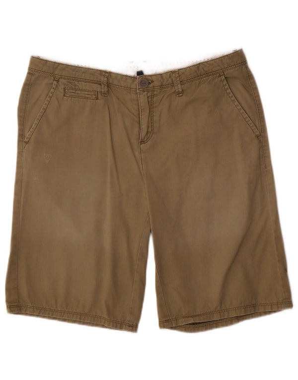 Woolrich Womens Chino Shorts Medium W28 Khaki