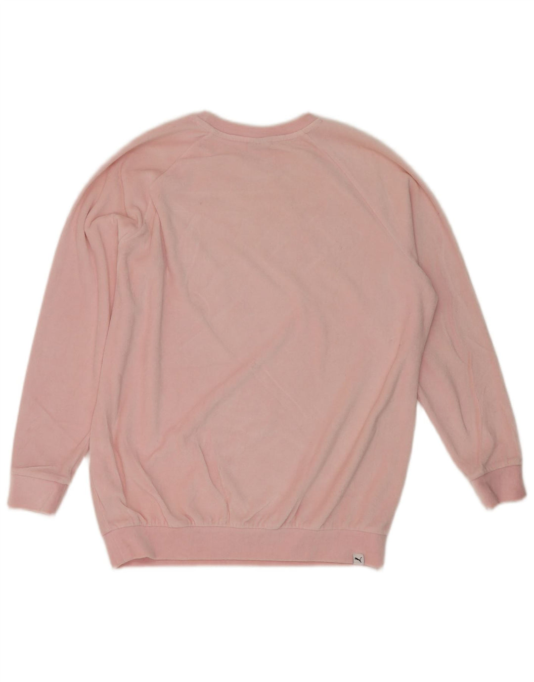 Puma Womens Graphic Oversized Sweatshirt Pullover UK 14 Große rosa Baumwolle
