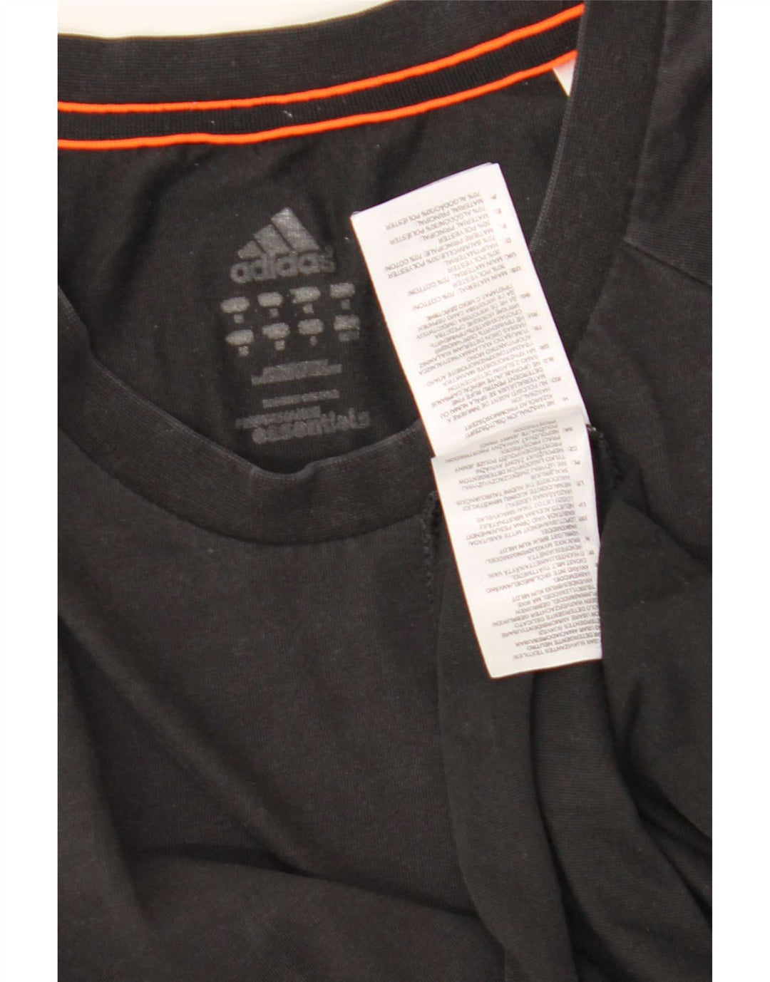 Adidas Herren Climalite T-Shirt Top Medium Schwarz Baumwolle