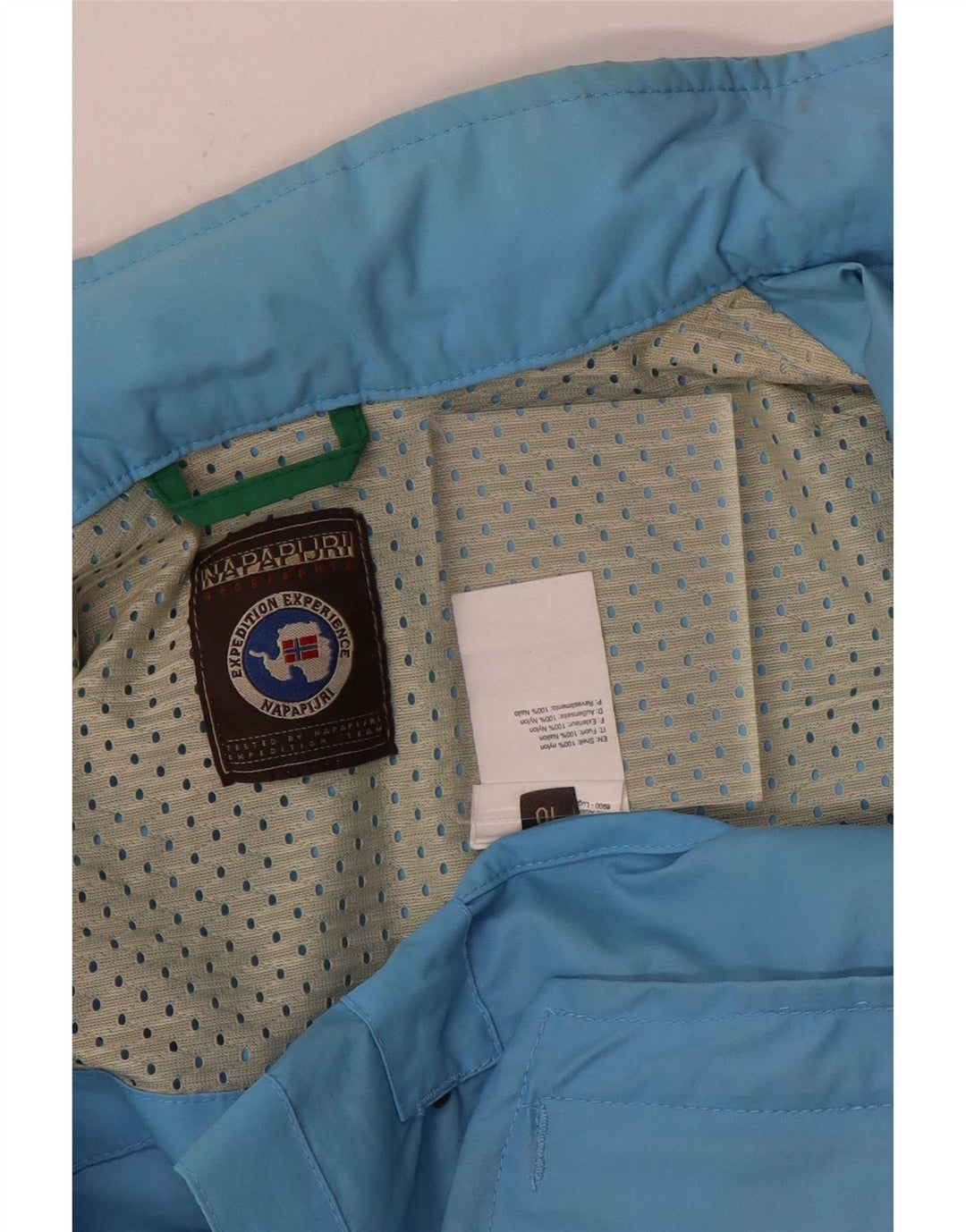 Napapijri Geographic Regenjacke für Jungen, 9–10 Jahre, blaues Nylon