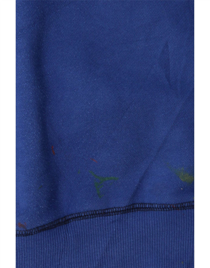 FILA Herren Grafik-Sweatshirt-Pullover 2XL Blaue Baumwolle