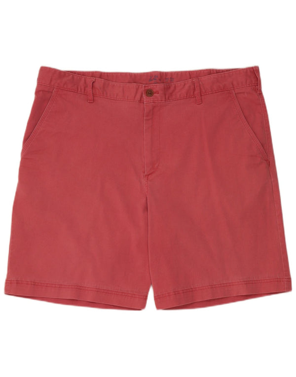 IZOD Mens Salt Water Chino Shorts W40 XL  Pink Cotton