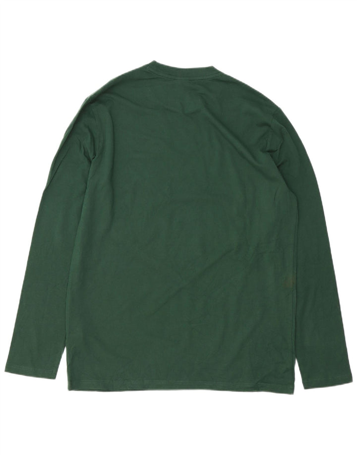 OAKLEY Herren-Oberteil mit normaler Passform, langärmelig, mittelgrüne Baumwolle