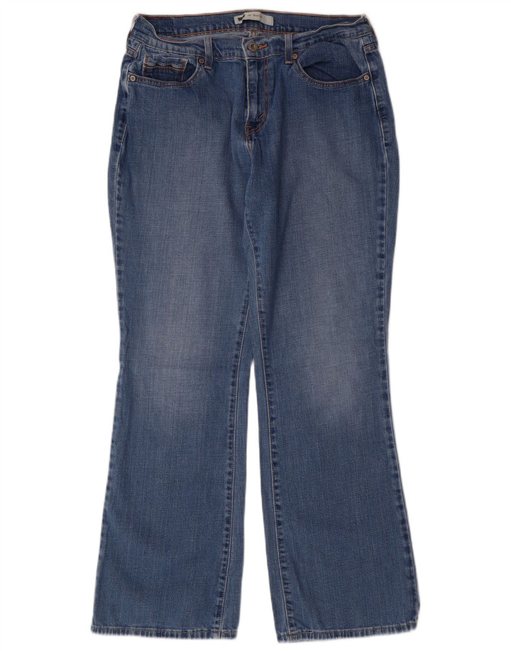 Levi's Damen 515 Bootcut Jeans US 10 Large W30 L32 Blue Cotton Classic