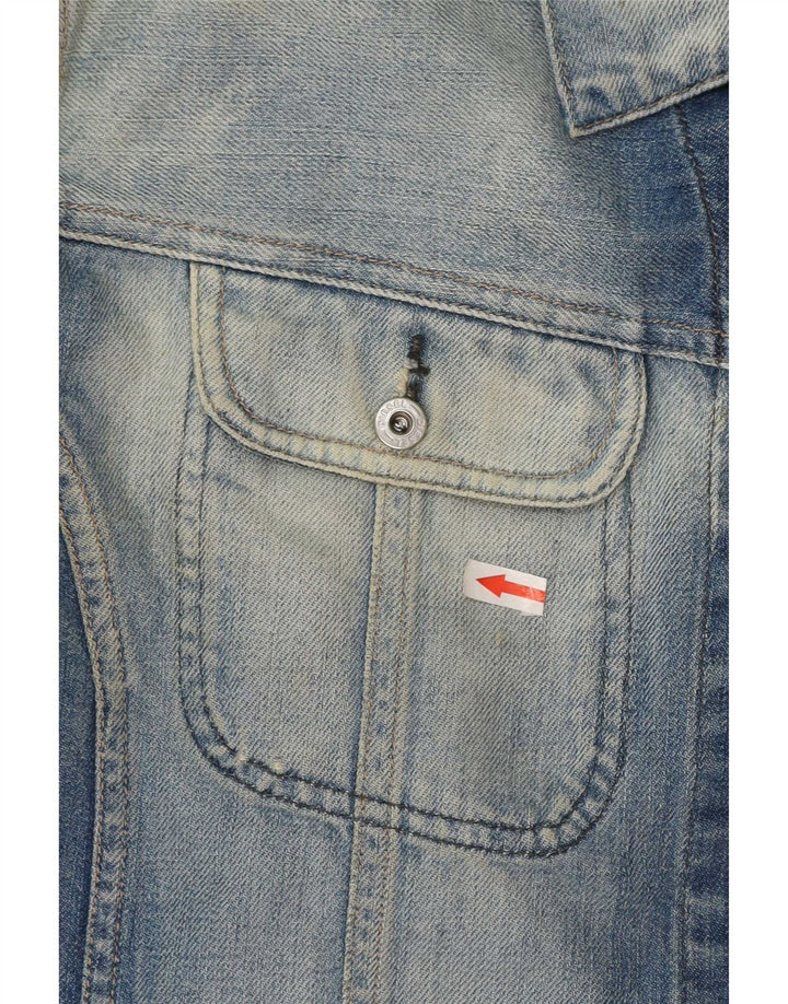 Diesel Herren Jeansjacke UK 42 XL Blaue Baumwolle