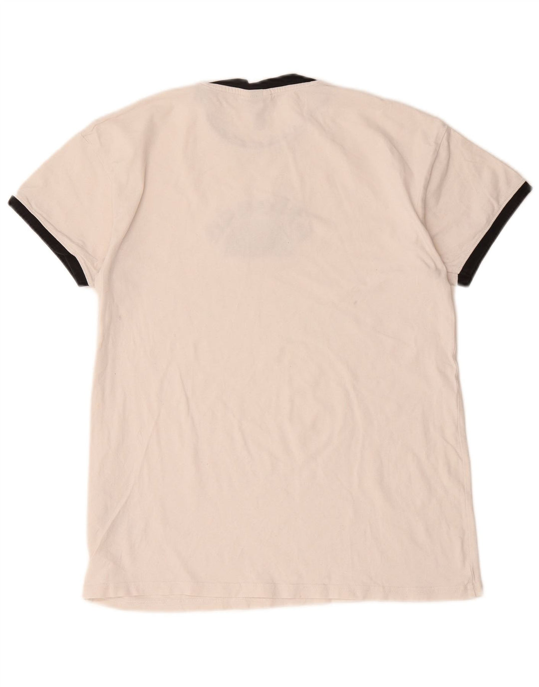 Ellesse Womens Graphic T-Shirt Top UK 8 Small Weiße Baumwolle