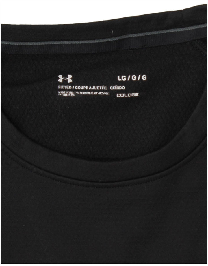 UNDER ARMOUR Herren Cold Gear Top Langarm Large Schwarz