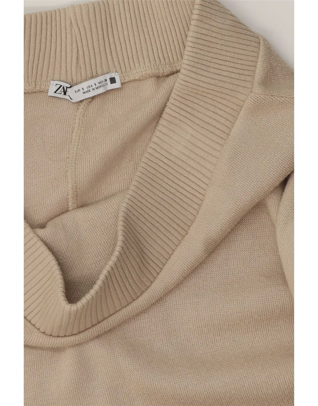 Zara Damen Midirock Small W26 Beige