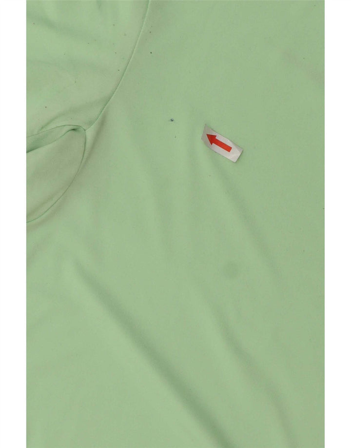 Nike Herren Dri Fit T-Shirt Top Small Grün Polyester
