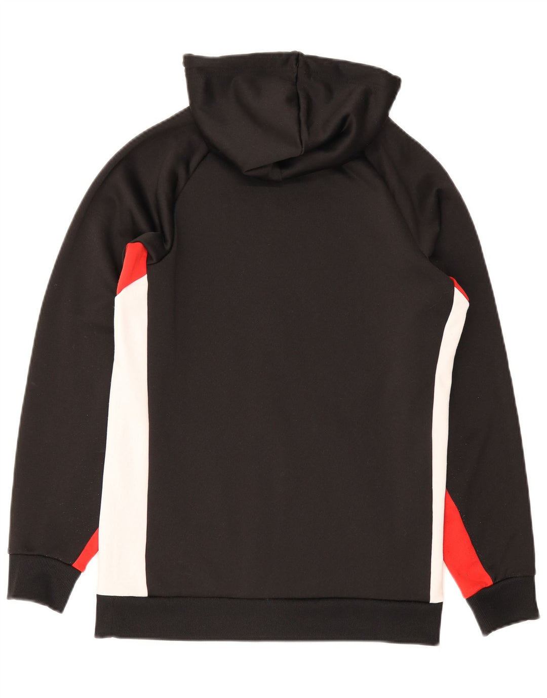Tommy Hilfiger Herren-Kapuzenpullover mit Reißverschluss, klein, schwarzes Farbblock-Polyester