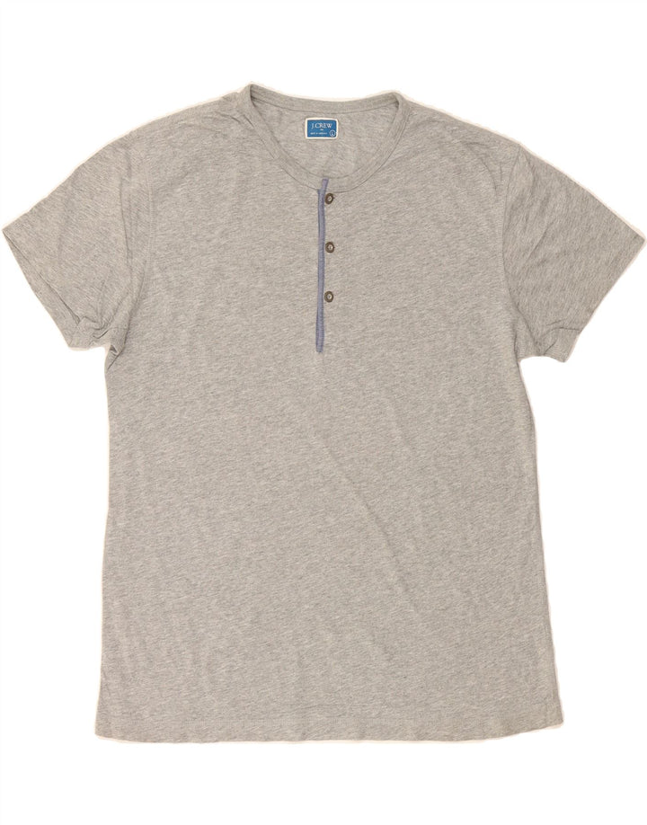 J. CREW Mens T-Shirt Top Large Grey Cotton Vintage J. Crew and Second-Hand J. Crew from Messina Hembry 
