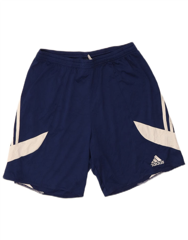Adidas Herren Climalite Sport Shorts Medium Marineblau Farbblock