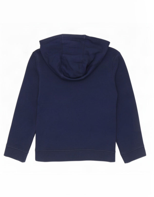 Nike Jungen-Kapuzenpullover mit Reißverschluss, 6–7 Jahre, XS, Marineblau, Baumwolle