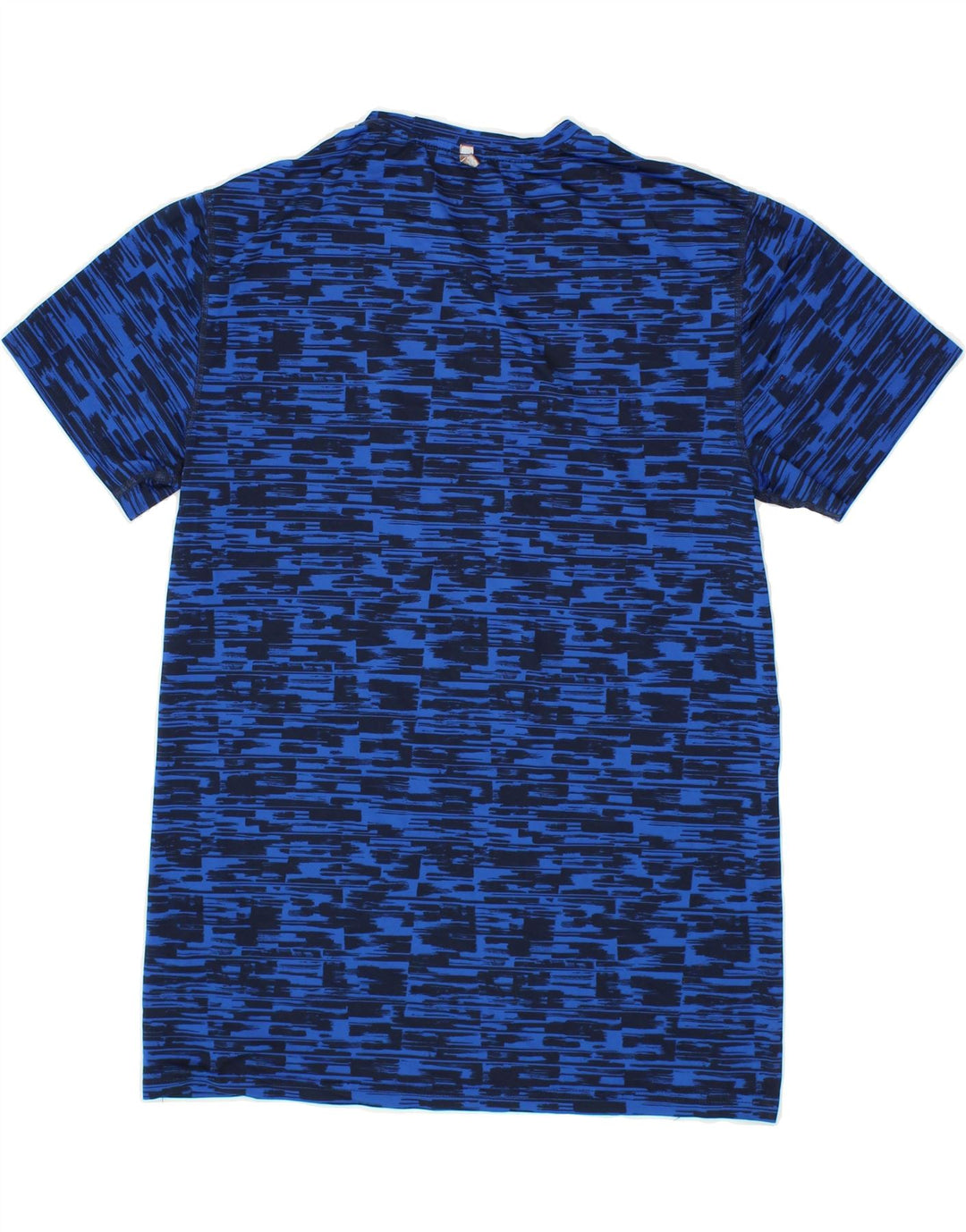RUSSELL ATHLETIC Mens T-Shirt Top UK 34/36 Small Blue Flecked Polyester Vintage Russell Athletic and Second-Hand Russell Athletic from Messina Hembry 