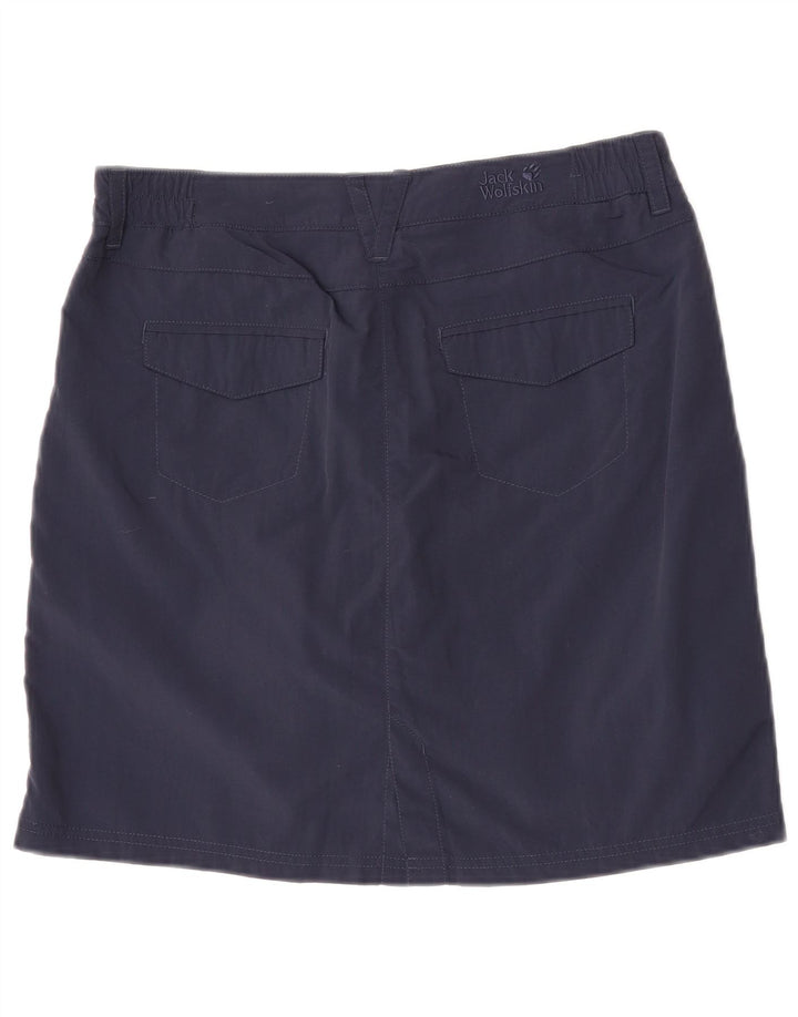 Jack Wolfskin Damen Minirock UK 8 Small W30 Marineblau Polyamid