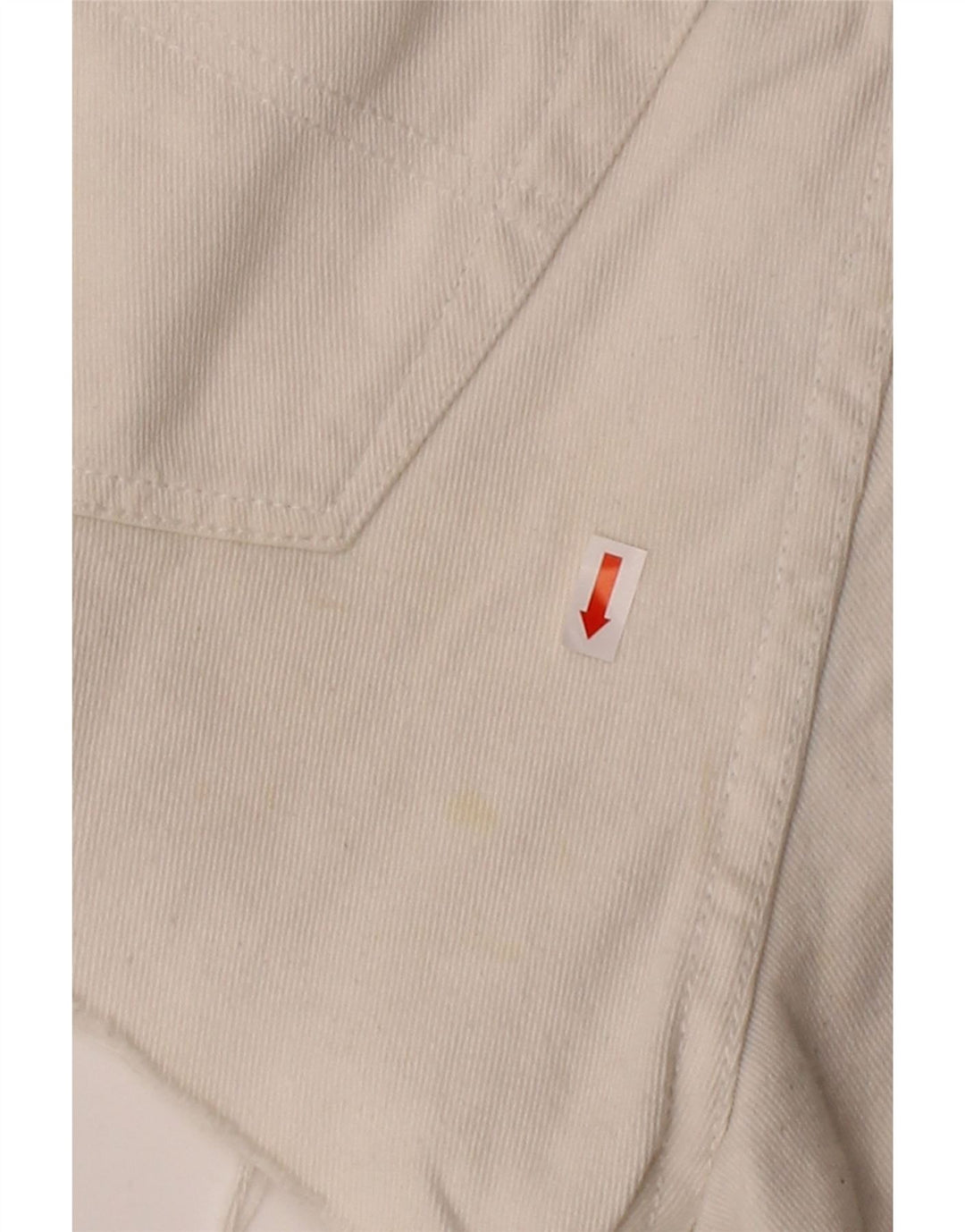 TOMMY HILFIGER Womens Distressed Denim Shorts US 6 Medium W28 White Cotton Vintage Tommy Hilfiger and Second-Hand Tommy Hilfiger from Messina Hembry 