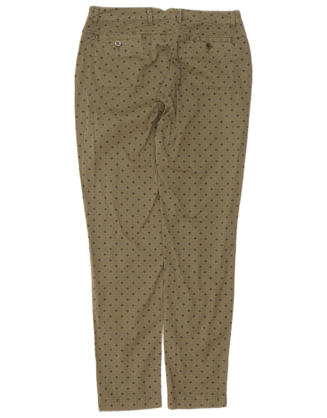 ORVIS Slim Freizeithose für Damen, US 8, Mittel, W30, L29, Khaki, gepunktete Baumwolle