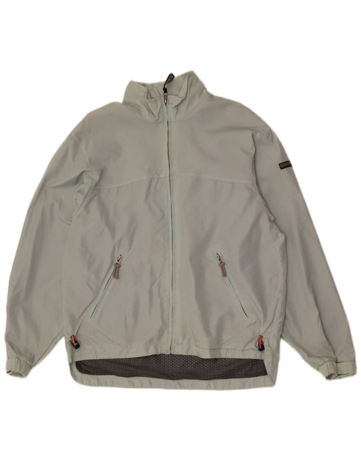 Napapijri Herren Geographic Regenjacke UK 38 Mittelgrünes Nylon