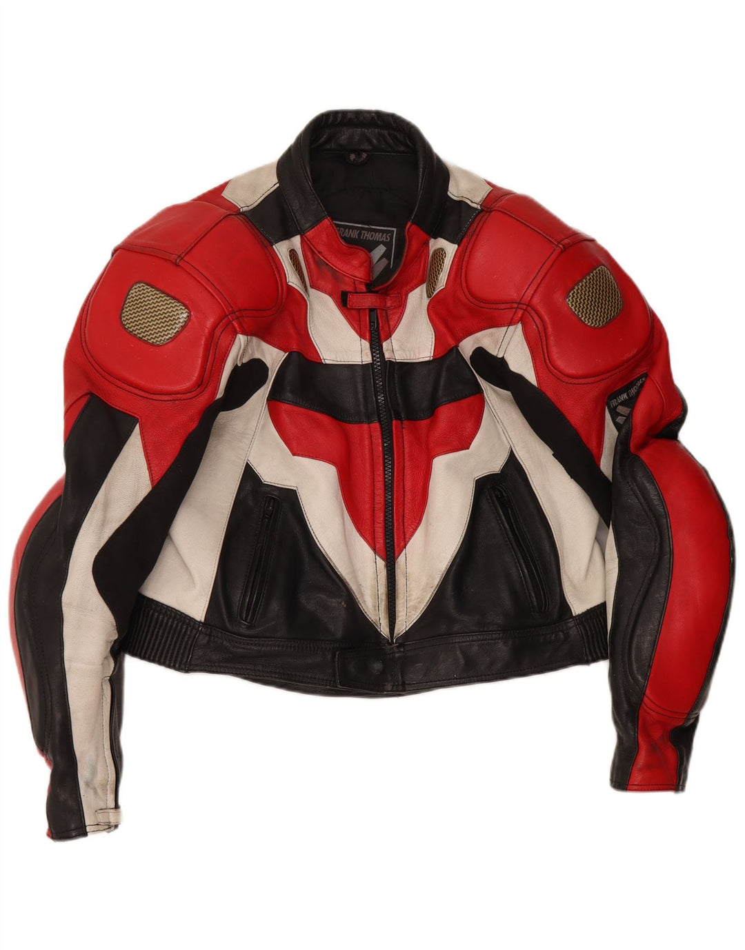 Frank Thomas Damen Racer-Jacke IT 46 Large Mehrfarbiger Farbblock