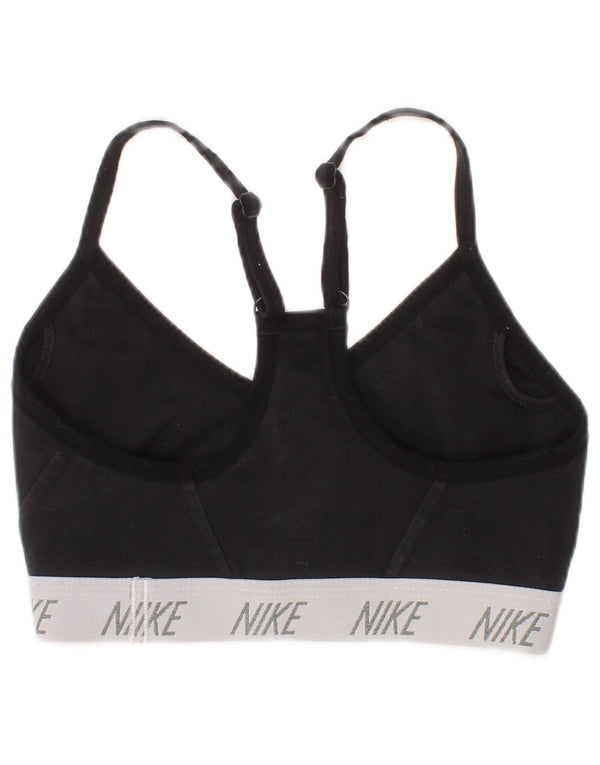 Nike Womens Graphic Sport Bra Top XS Black Sports