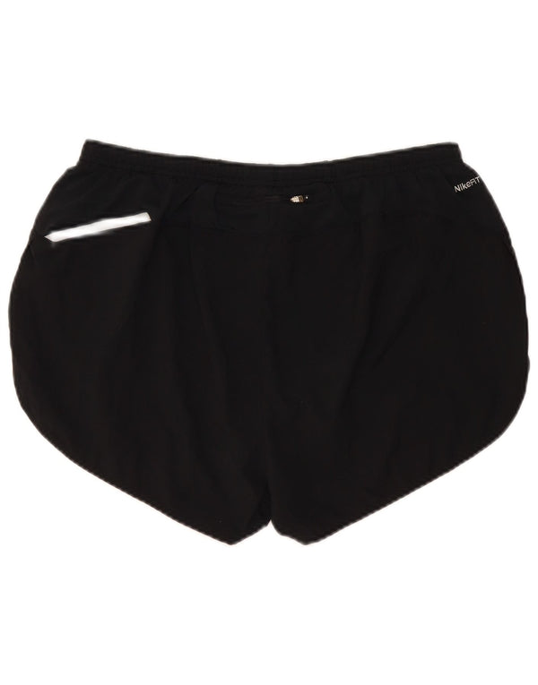 Nike Damen Sportshorts UK 18 XL Schwarz Polyester