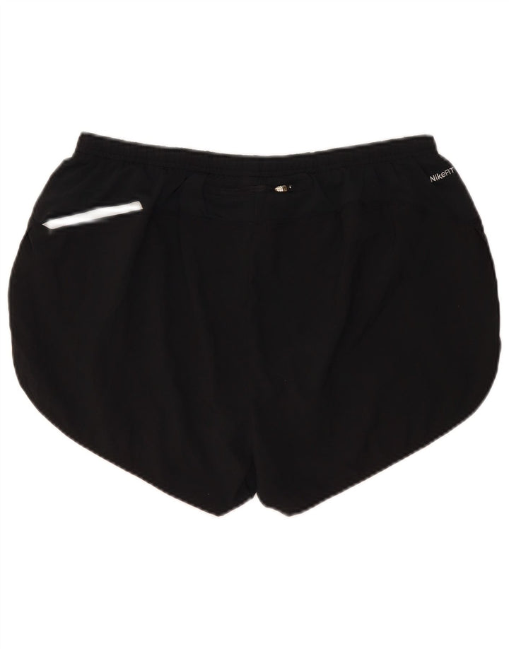 Nike Damen Sportshorts UK 18 XL Schwarz Polyester