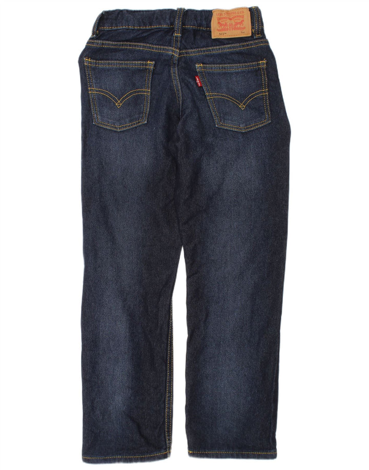 Levi's Jungen 511 Slim Jeans, 6–7 Jahre, W24 L22, blaue Baumwolle