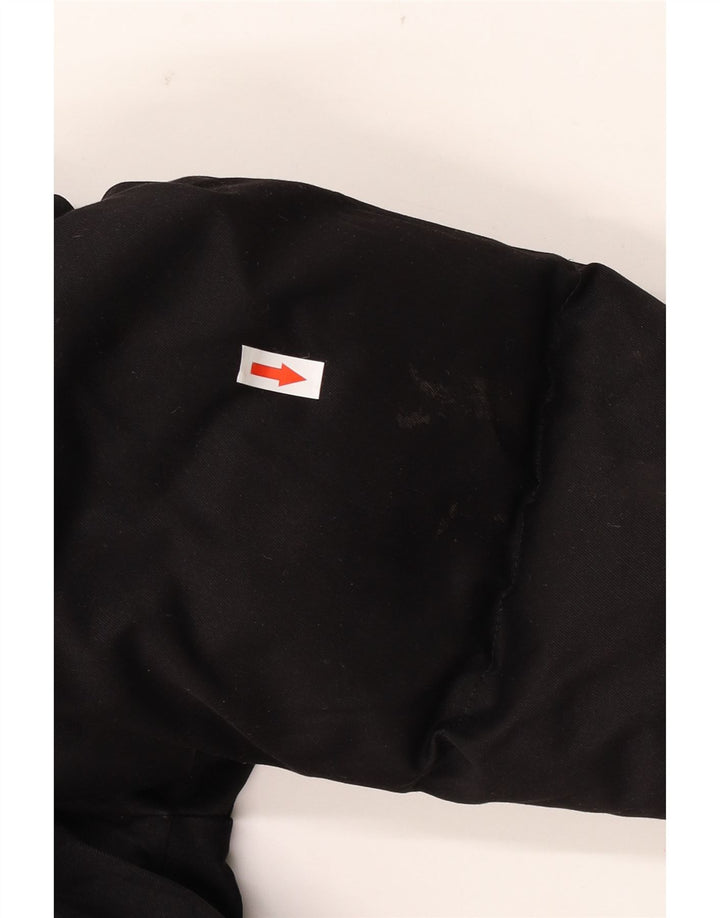 Zara Herren Wattierte Jacke UK 36 Small Schwarz