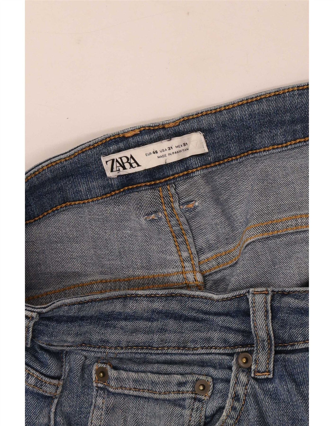Zara Herren Skinny Jeans EU 40 Medium W31 L30 Blau