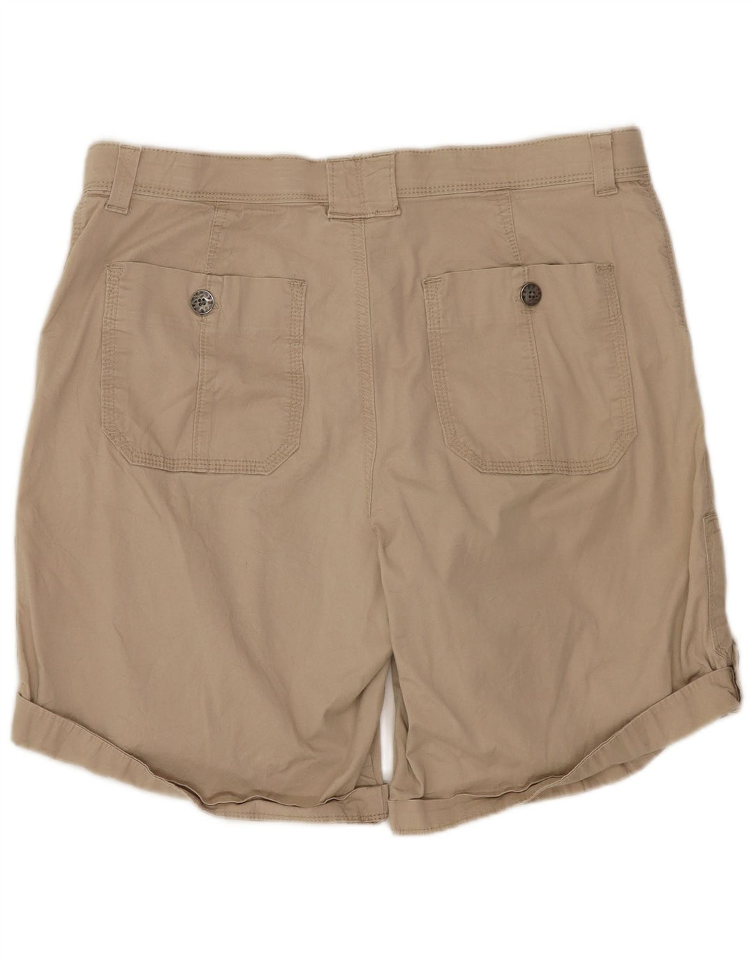 Lee Damen Cargoshorts US 14 XL W34 Beige Baumwolle