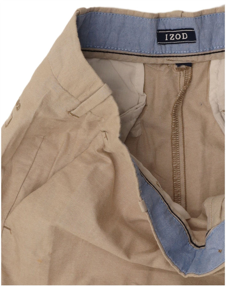 IZOD Herren Chino-Shorts W30 Mittelbeige