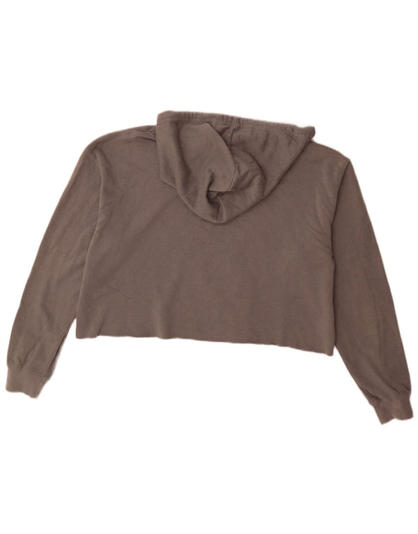 Hard Rock Cafe Damen New York Übergroßer Kapuzenpullover UK 14 Mittelgrau