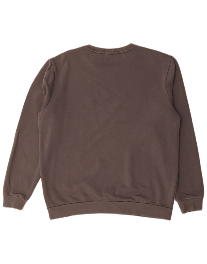 Puma Herren Sweatshirt Pullover Große graue Baumwolle