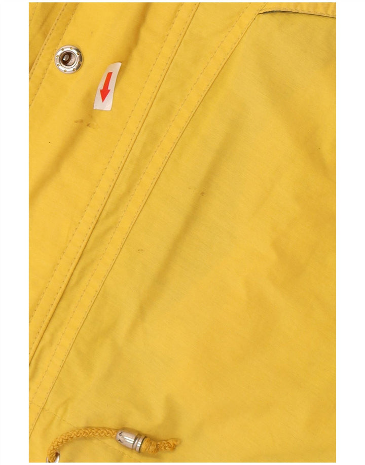Polbot Herren-Regenjacke mit Kapuze, UK 38, Mittelgelb, Polyester