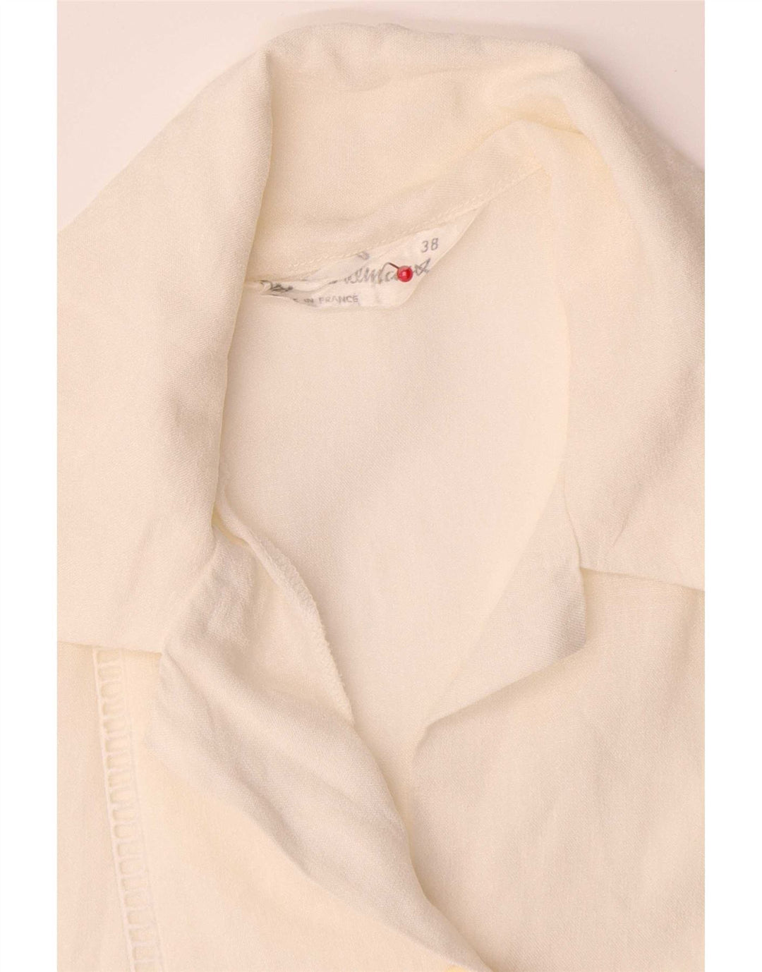 Vintage Damen Hemd EU 38 Mittelweiß