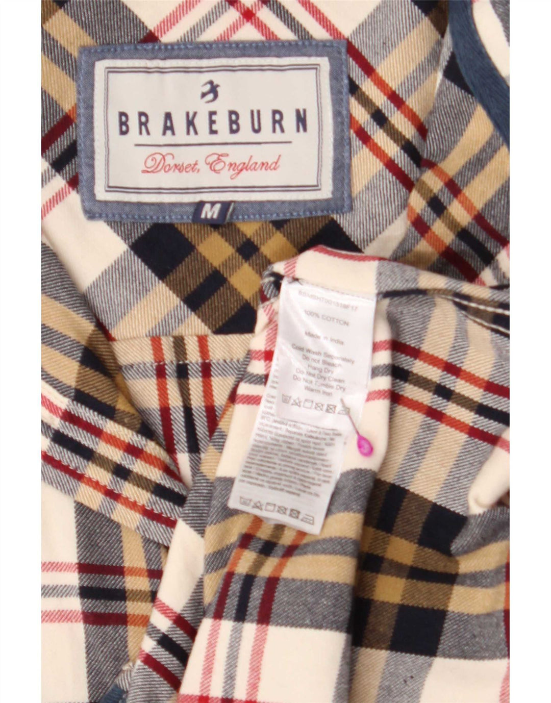 Brakeburn Herren-Flanellhemd, mittelgroß, mehrfarbig, kariert, Baumwolle