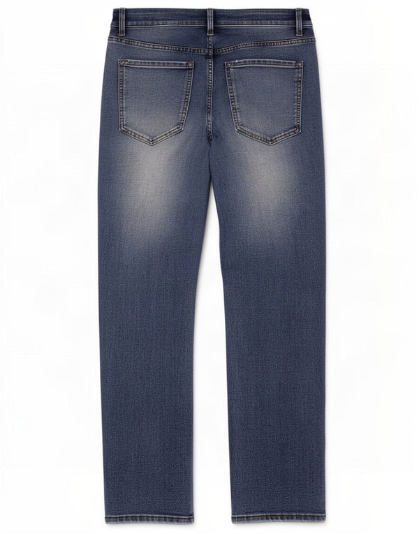 Marks & Spencer Damen The Sienna Straight Jeans UK 16 Large W34 L27 Blau