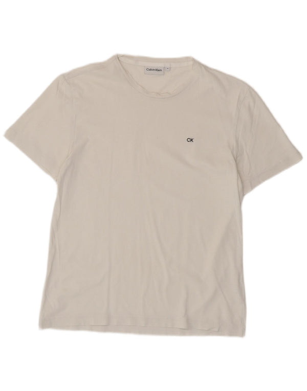 Calvin Klein Herren T-Shirt Top Medium Weiß