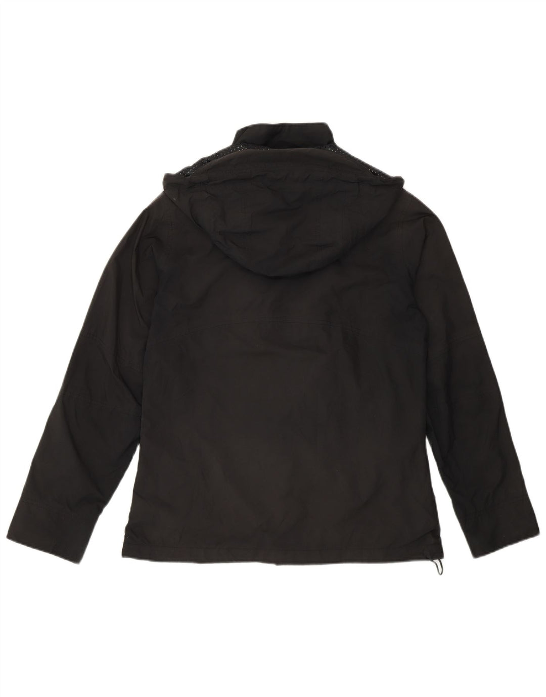 Rohan Womens Hooded Loose Fit Rain Jacket UK 10 Small Black Polyamide