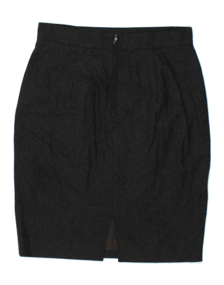 BENETTON Womens High Waist Pencil Skirt IT 46 Large W32 Grey Wool | Vintage Benetton | Thrift | Second-Hand Benetton | Used Clothing | Messina Hembry 