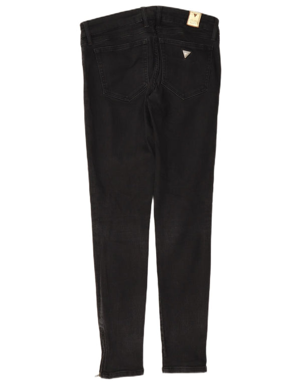 Guess Damen Marilyn Skinny Jeans W28 L28 Schwarz