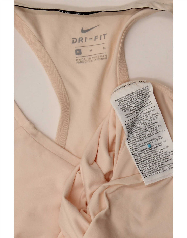 Nike Damen Dri Fit Weste Top UK 12 Mittelrosa Polyester