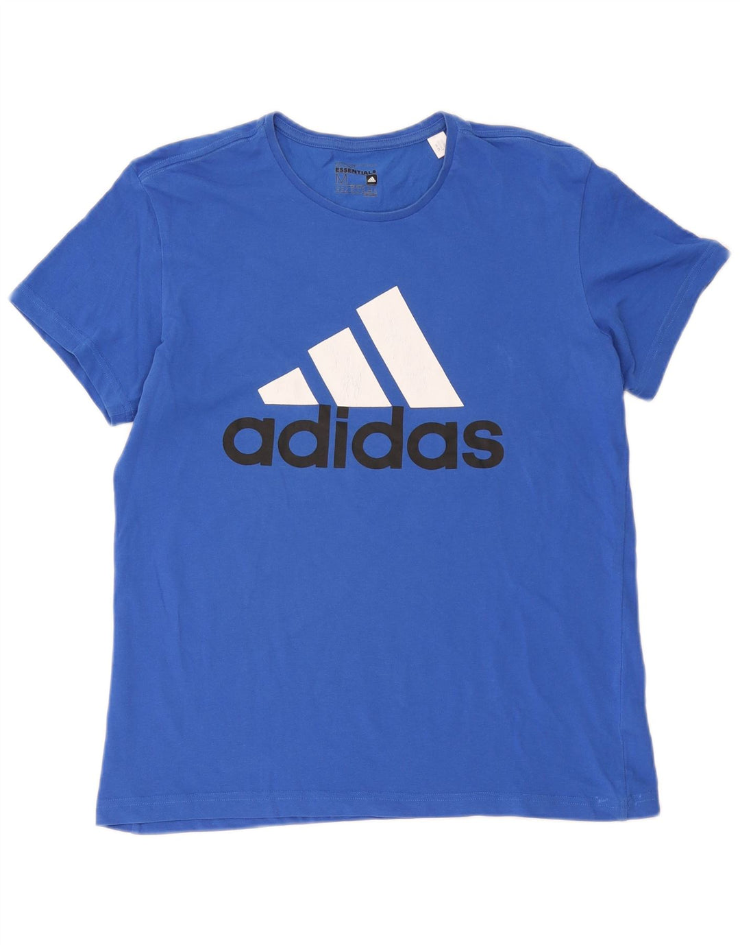 Adidas Herren Climalite Graphic T-Shirt Top mittelblaue Baumwolle